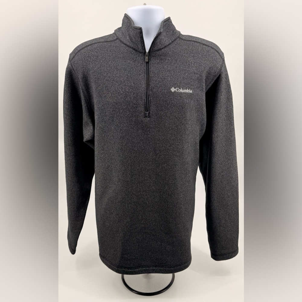Columbia “Ortega Oaks” 1/4 Zip Fleece Sweater Pullover Men’s Size XL Gray XM6731